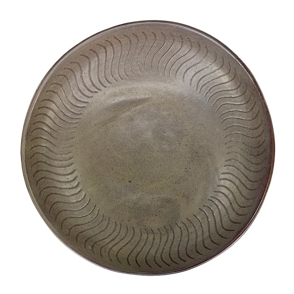 Marshall Studios Gordon Martz 1960s Indiana Stoneware Footed Salad Serving Bowl - Picture 3 of 5